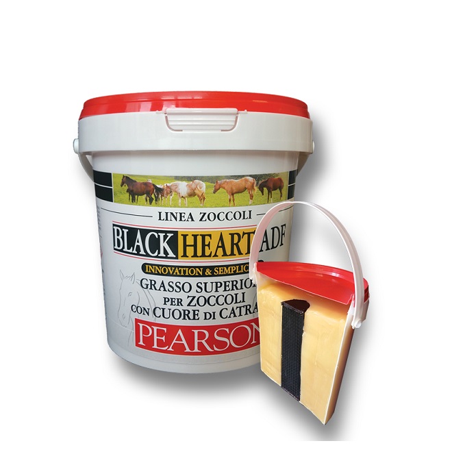 GRASSO ZOCCOLI BLACK HEART CON  ADF (Giallo) Grasso , olio e catrame 